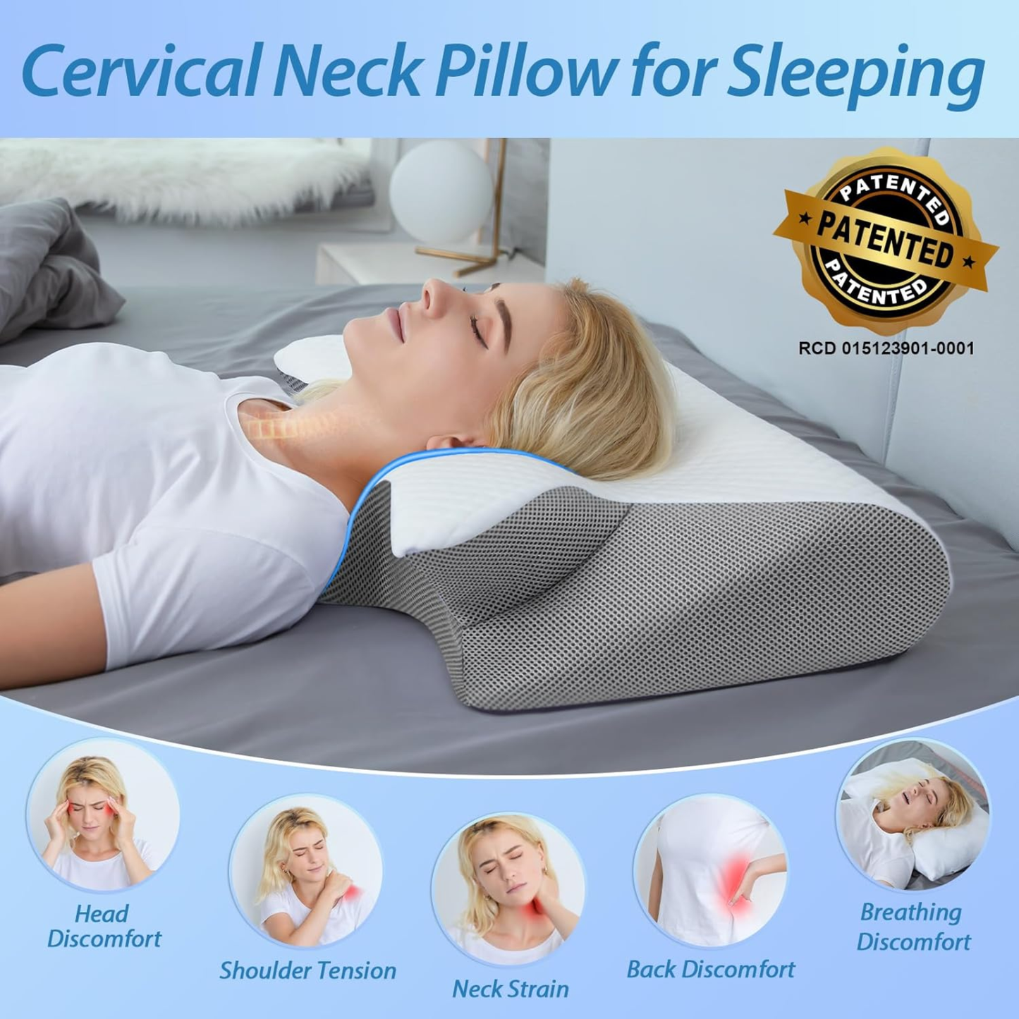 Almohada Cervical Ergonómica